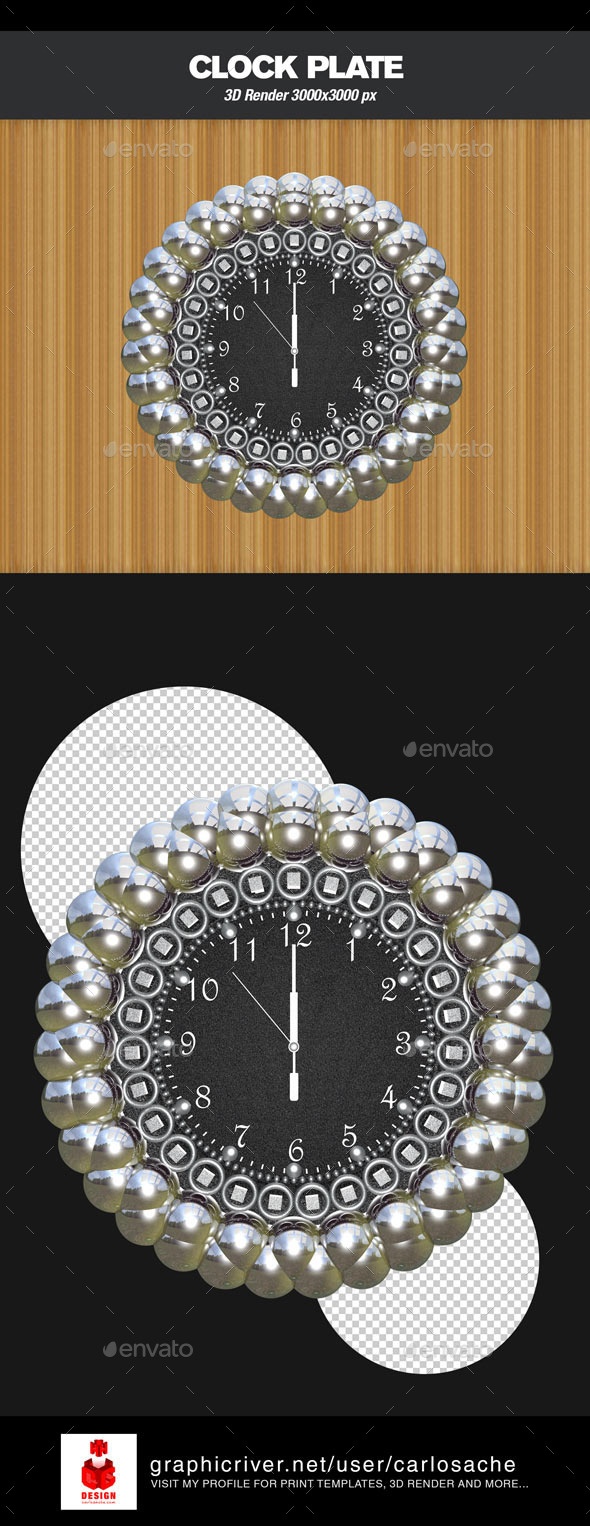 GraphicRiver Clock 3D Render 9573486 GraphicRiver Clock 3D Render 9573486
