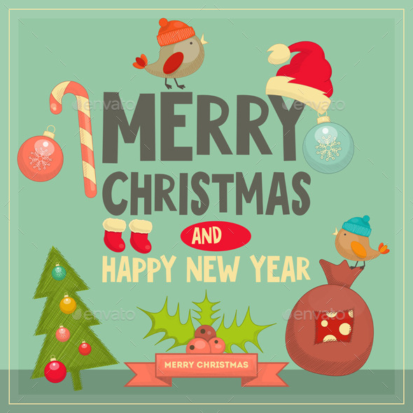 GraphicRiver Christmas Card 9573633 GraphicRiver Christmas Card 9573633