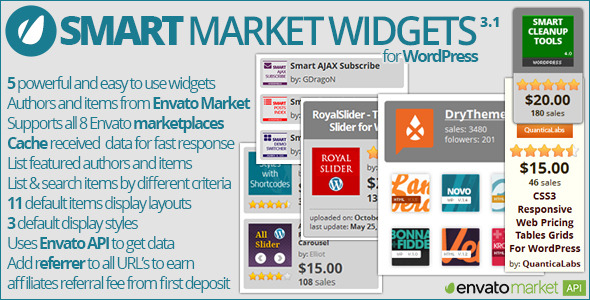 Smart Market Widgets - CodeCanyon Item for Sale