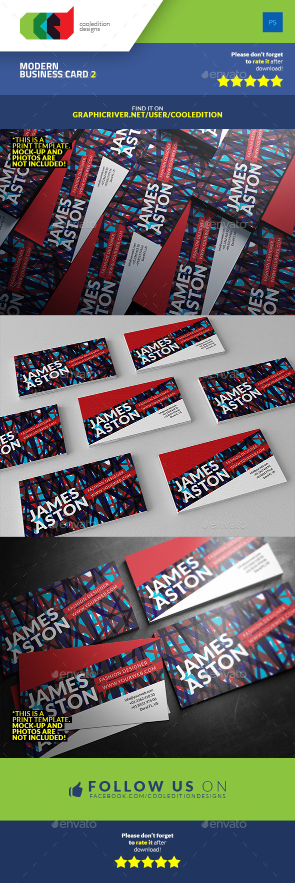 GraphicRiver Modern Business Card 2 9573870 GraphicRiver Modern Business Card 2 9573870