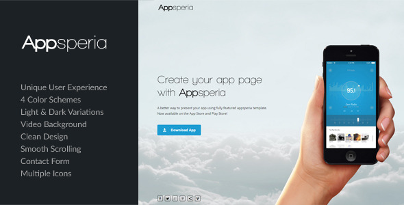 Appsperia - App Landing Page - Apps Technology