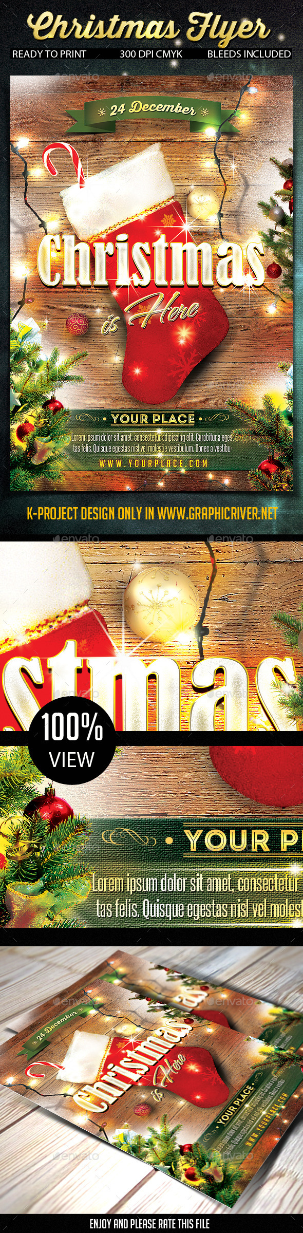 GraphicRiver Christmas Flyer 9527779 GraphicRiver Christmas Flyer 9527779