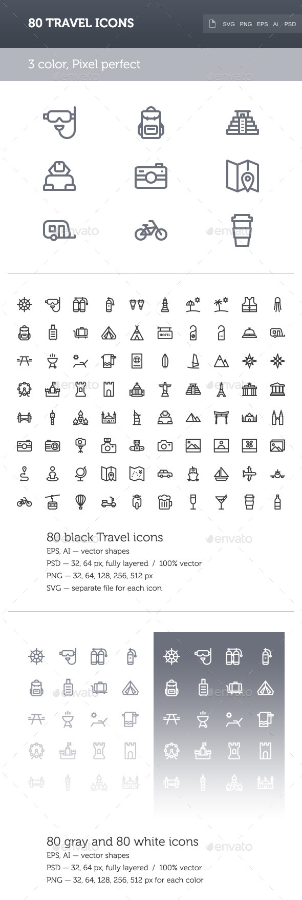 Travel Icon Set Travel Icon Set