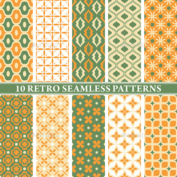 GraphicRiver Retro Seamless Patterns 9575703 GraphicRiver Retro Seamless Patterns 9575703