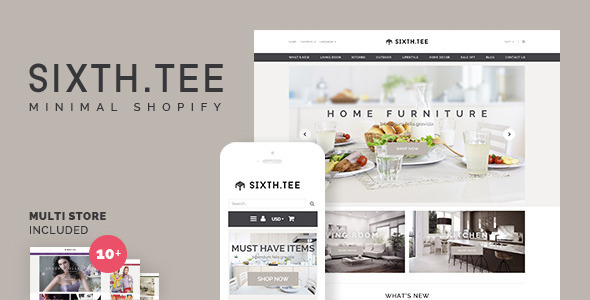 minimal multipurpose shopify theme - sixthtee 