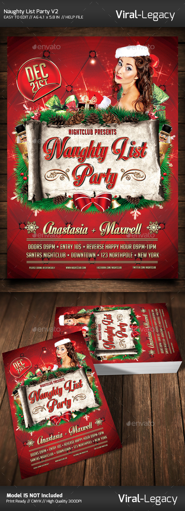 GraphicRiver The Naughty List Party V2 9526087 GraphicRiver The Naughty List Party V2 9526087