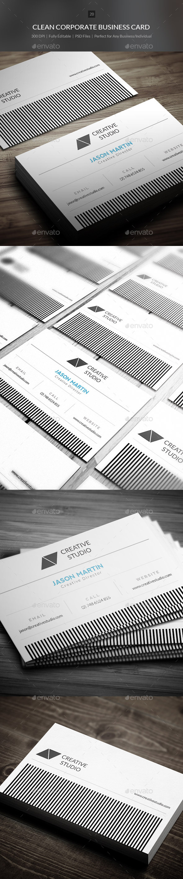 GraphicRiver Clean Corporate Business Card 20 9581313 GraphicRiver Clean Corporate Business Card 20 9581313