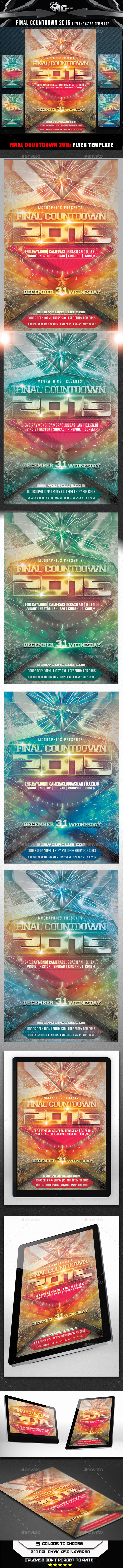 GraphicRiver Final Countdown 2015 Flyer Template 9581615 GraphicRiver Final Countdown 2015 Flyer Template 9581615