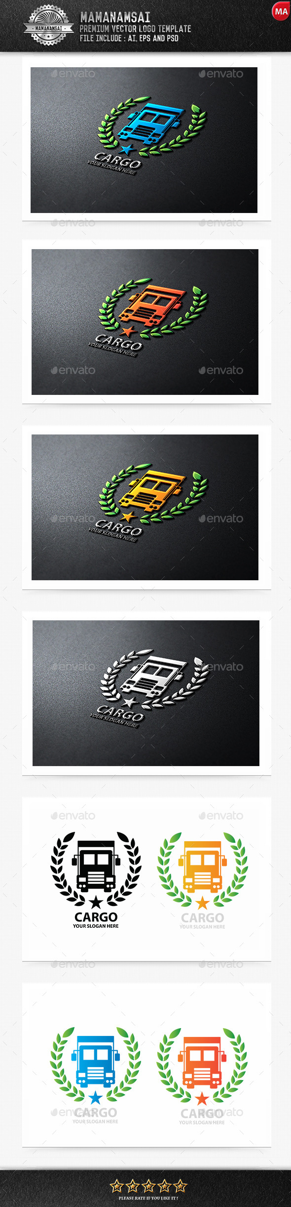 GraphicRiver Cargo Badge Logo 9581876 GraphicRiver Cargo Badge Logo 9581876