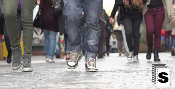 Walking Feet Slow Motion Walking Feet Slow Motion
