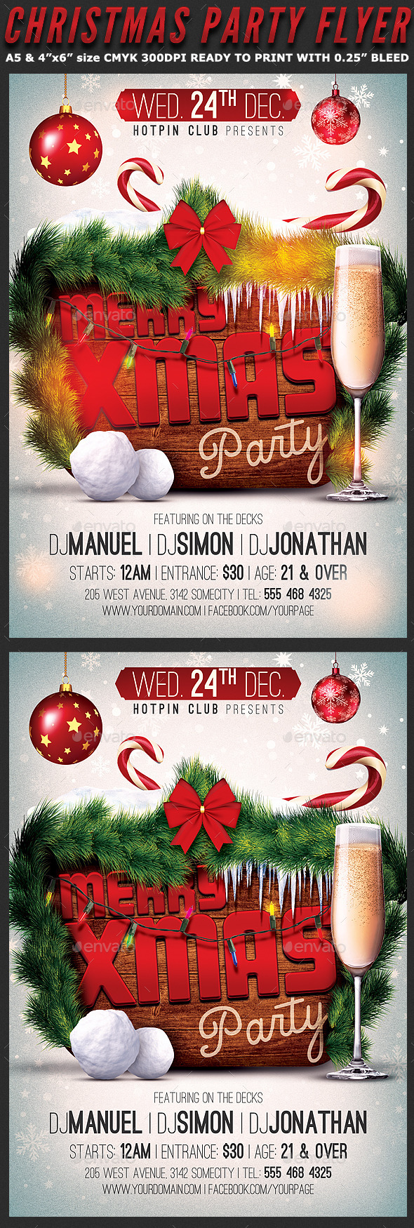GraphicRiver Merry Christmas Party Flyer Template 9583905 GraphicRiver Merry Christmas Party Flyer Template 9583905