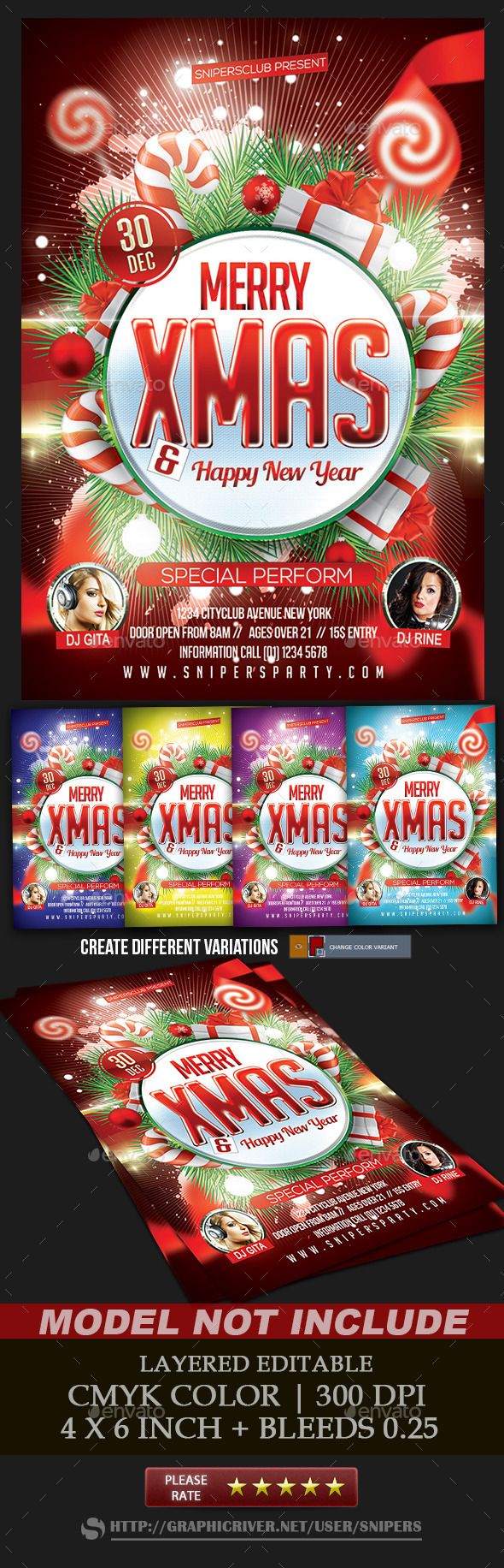 Merry Xmas Party Flyer (Events)