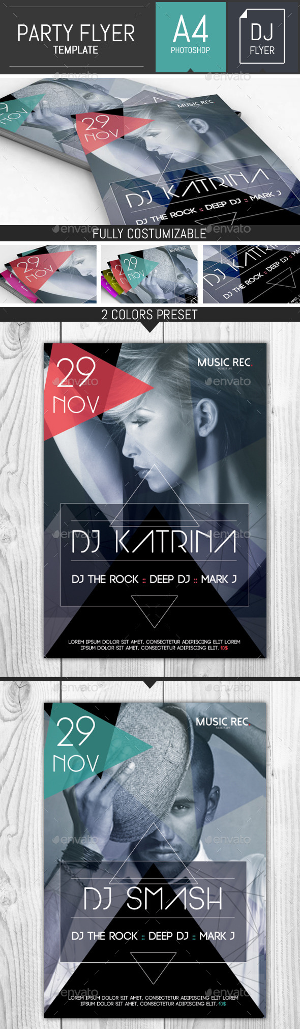 GraphicRiver Abstract Party Dj Flyer Template 9585315 GraphicRiver Abstract Party Dj Flyer Template 9585315