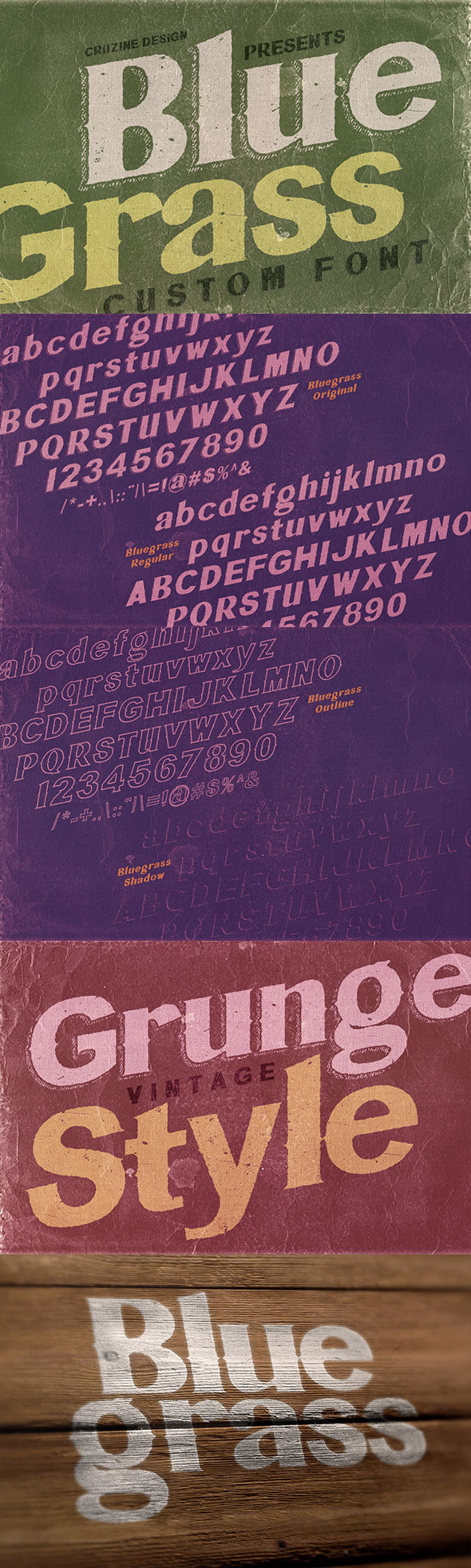 GraphicRiver Bluegrass Custom Font 9585321 GraphicRiver Bluegrass Custom Font 9585321