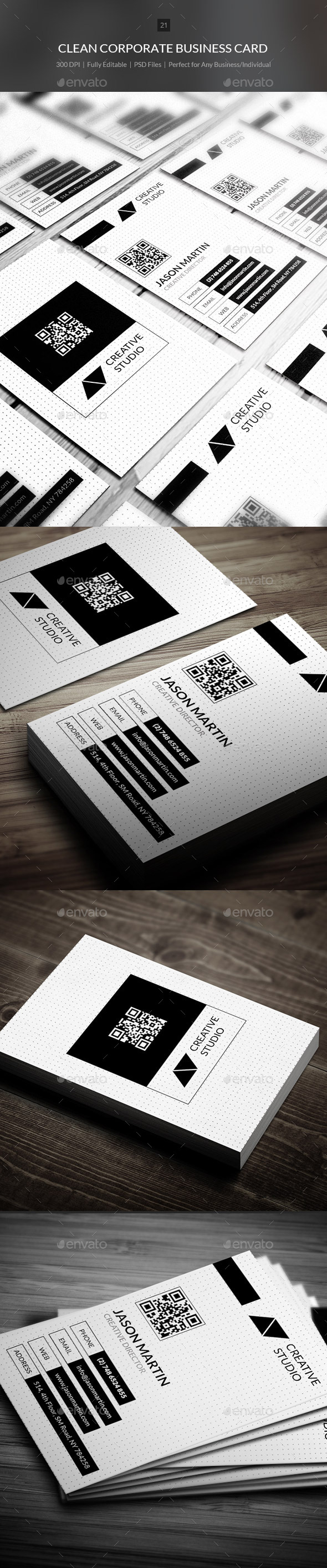 GraphicRiver Clean Business Card 21 9586322 GraphicRiver Clean Business Card 21 9586322