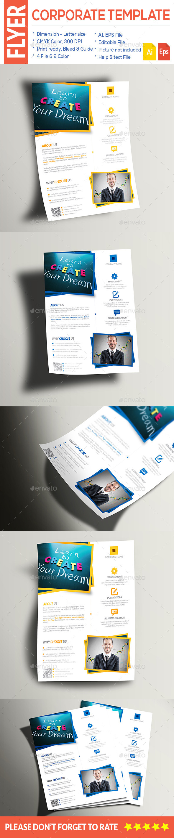 GraphicRiver Multipurpose Corporate Flyer 9587403 GraphicRiver Multipurpose Corporate Flyer 9587403