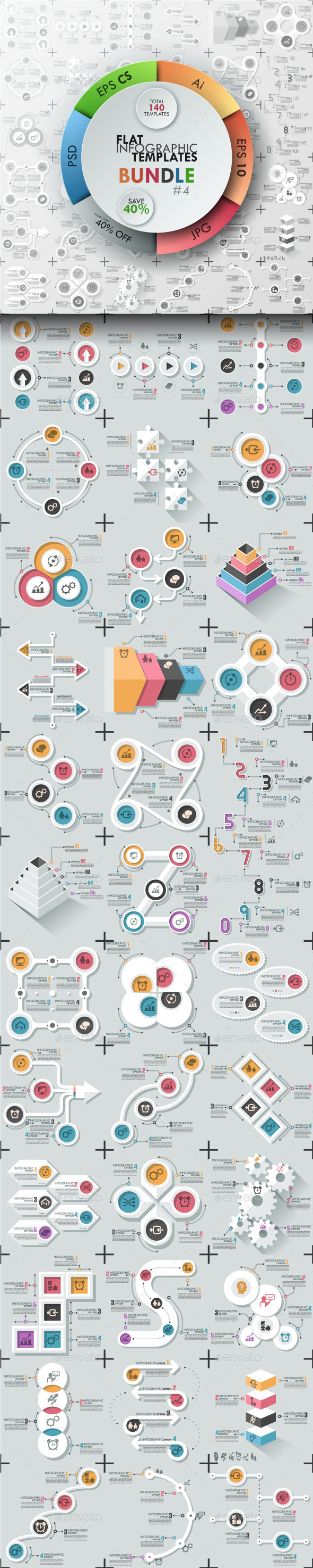 GraphicRiver The Fourth Bundle Of Infographics Flat Templates 9587470 GraphicRiver The Fourth Bundle Of Infographics Flat Templates 9587470