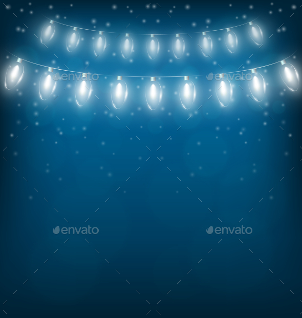 GraphicRiver Christmas Lights Garlands 9588018 GraphicRiver Christmas Lights Garlands 9588018