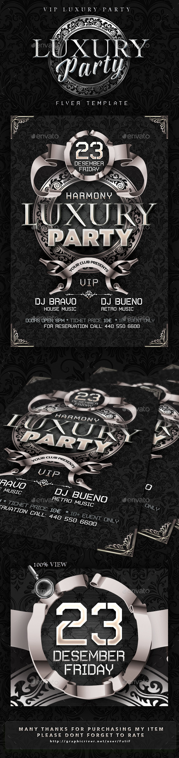 GraphicRiver Luxury Party Flyer Template 9588246 GraphicRiver Luxury Party Flyer Template 9588246