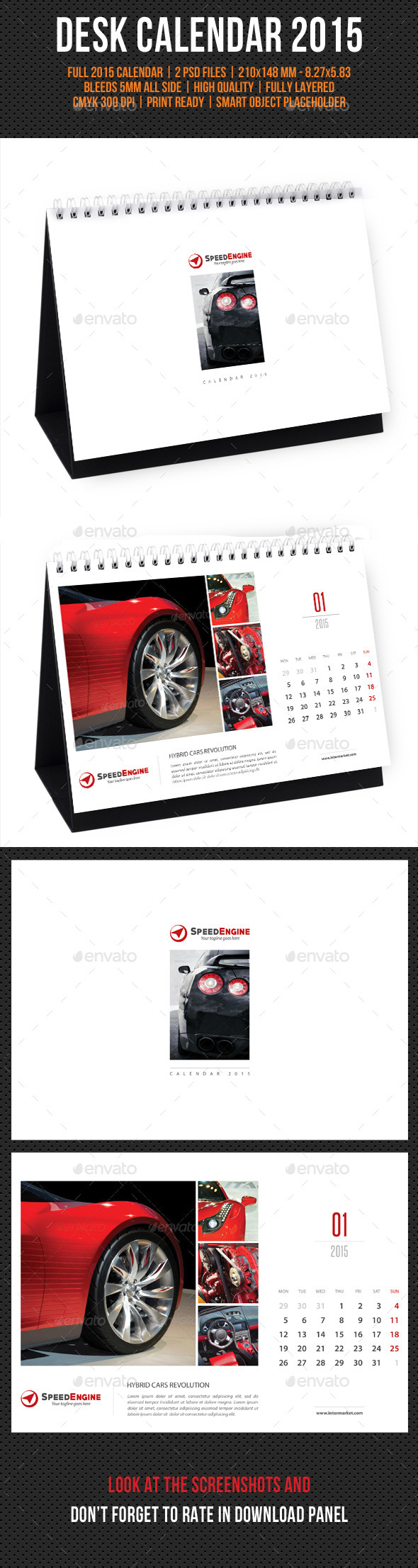 GraphicRiver Creative Desk Calendar 2015 V02 9588247 GraphicRiver Creative Desk Calendar 2015 V02 9588247