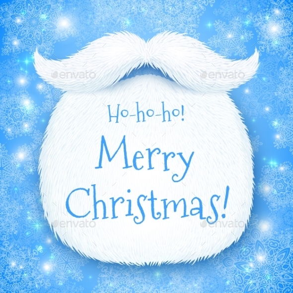 GraphicRiver Santa s Beard with Merry Christmas 9588643 GraphicRiver Santa s Beard with Merry Christmas 9588643