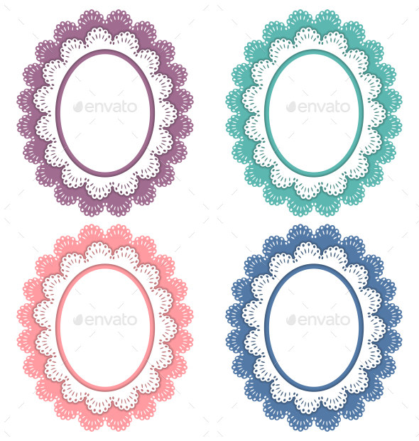 GraphicRiver Lace Frames 9588948 GraphicRiver Lace Frames 9588948