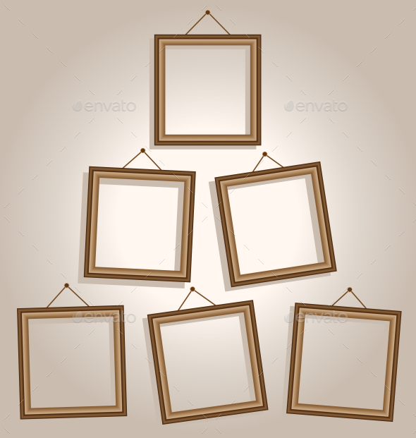 GraphicRiver Wooden Frames 9589065 GraphicRiver Wooden Frames 9589065