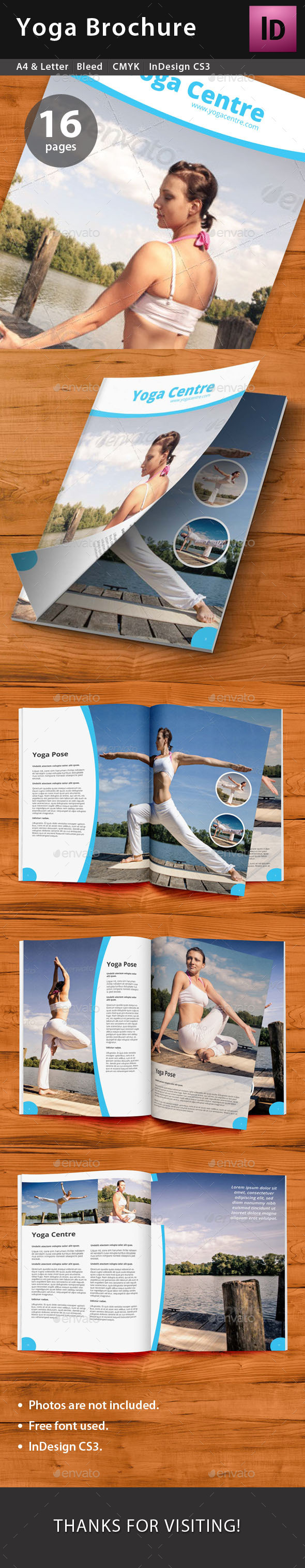 GraphicRiver Yoga Brochure 9493661 GraphicRiver Yoga Brochure 9493661