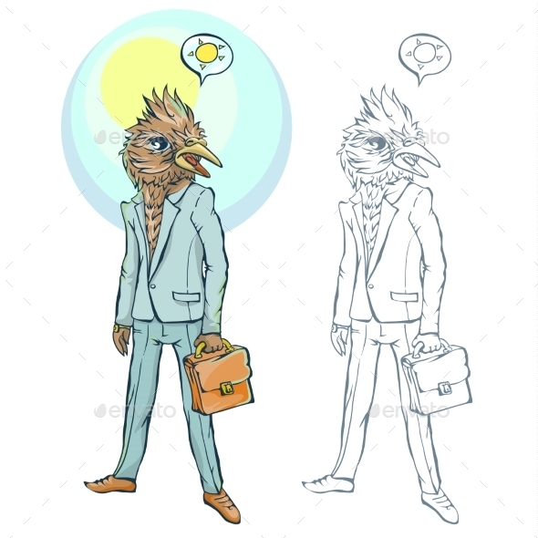 GraphicRiver Early Bird A Person who Gets up Early 9589299 GraphicRiver Early Bird A Person who Gets up Early 9589299
