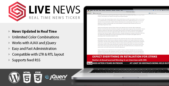 Live News - Real Time News Ticker - Traclaborat