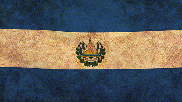 El Salvador Flag 2 Pack Grunge and Retro El Salvador Flag 2 Pack Grunge and Retro