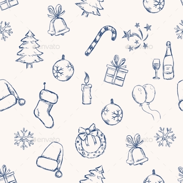 GraphicRiver Seamless New Year and Christmas Pattern 9590778 GraphicRiver Seamless New Year and Christmas Pattern 9590778
