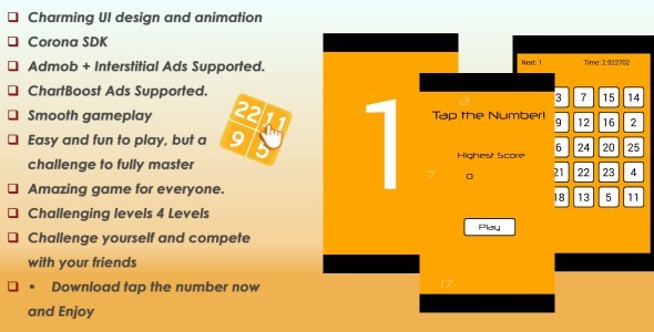 CodeCanyon Tap the Number & Admob & ChartBoost Ads 9591096 CodeCanyon Tap the Number & Admob & ChartBoost Ads 9591096