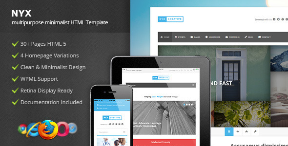 NYX - Multipurpose HTML Template