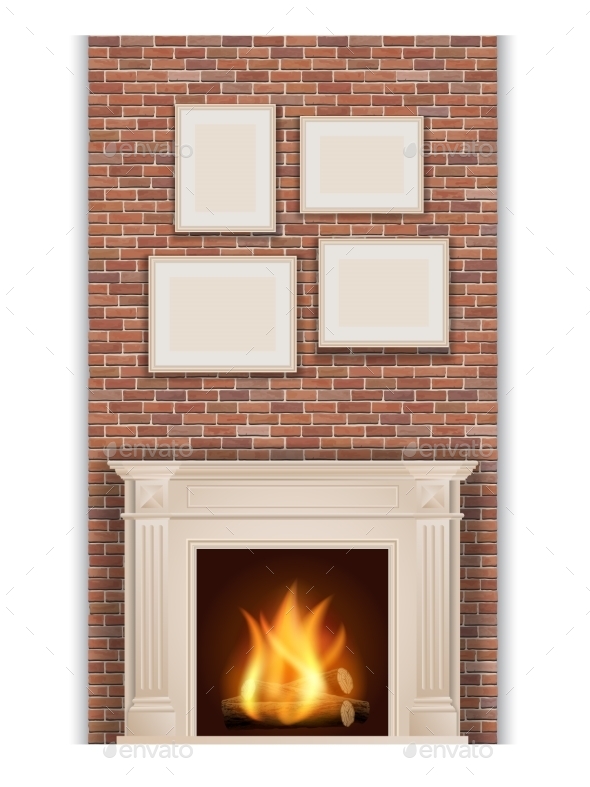 GraphicRiver Classic Fireplace 9593295 GraphicRiver Classic Fireplace 9593295