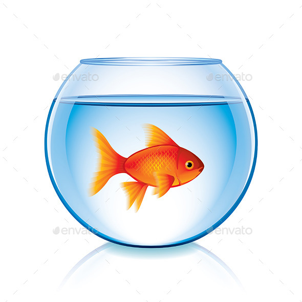 GraphicRiver Goldfish in Bowl 9593831 GraphicRiver Goldfish in Bowl 9593831