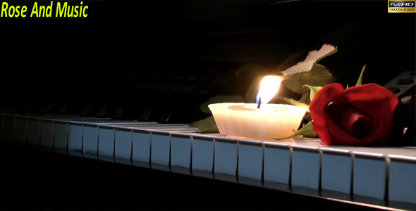 Rose And Piano Rose And Piano