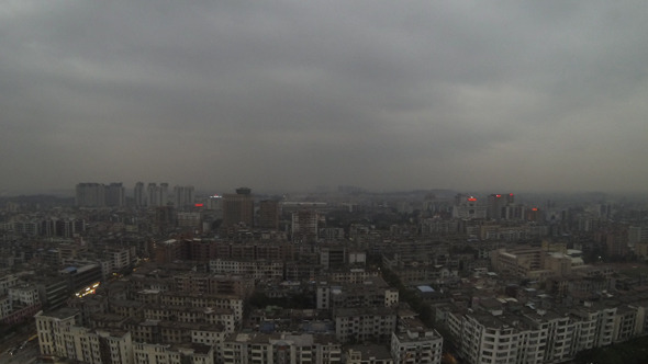 Guangzhou Day to Night with Smog Guangzhou Day to Night with Smog
