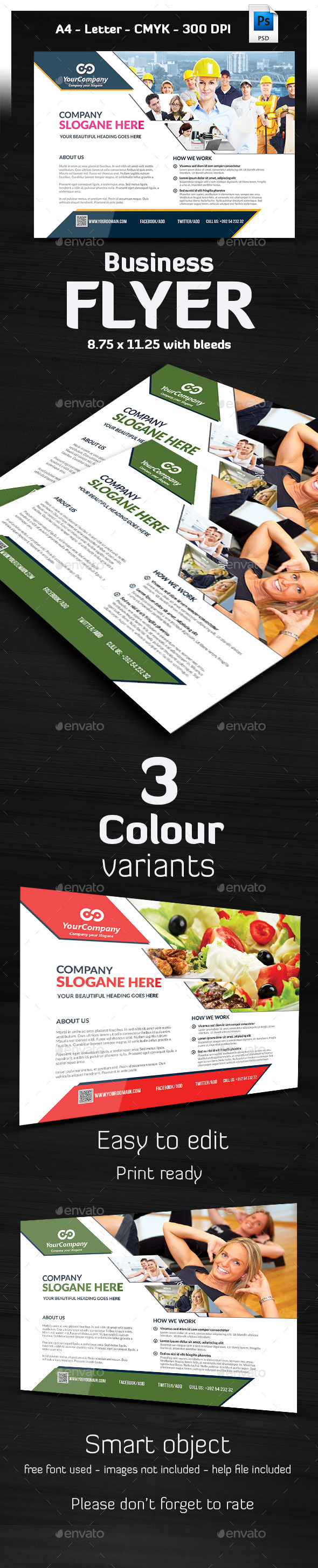 GraphicRiver Beyan Multipurpose Business Flyer 9595597 GraphicRiver Beyan Multipurpose Business Flyer 9595597