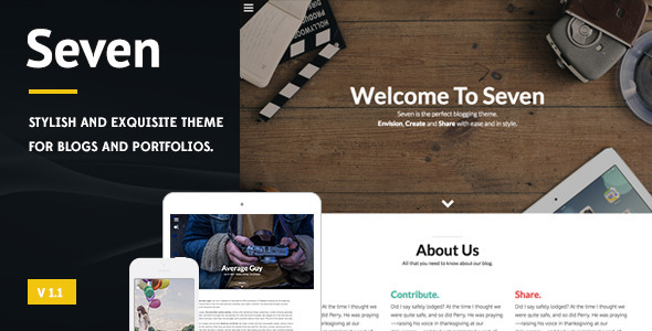 ThemeForest Seven Stylish WordPress Theme 9409248 ThemeForest Seven Stylish WordPress Theme 9409248