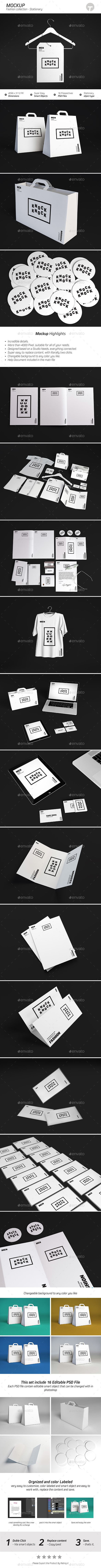 GraphicRiver Stationary Mockup Fashion Collection 9596528 GraphicRiver Stationary Mockup Fashion Collection 9596528