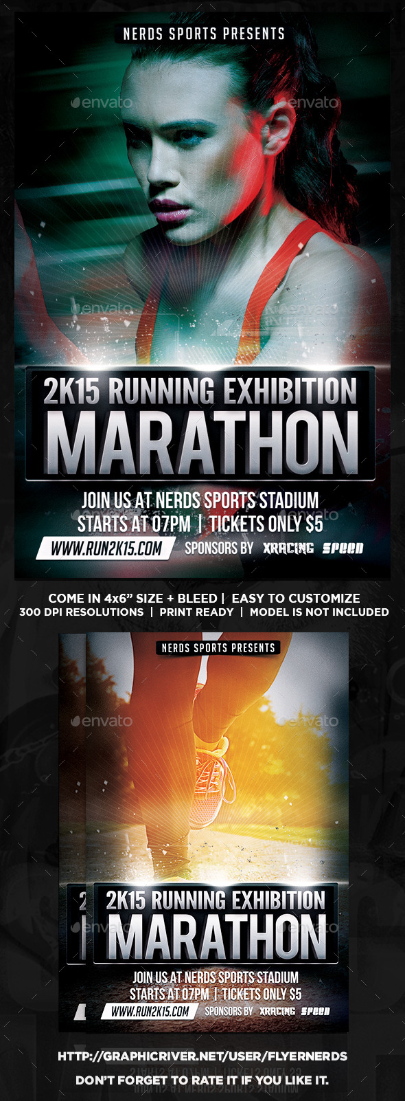 2K15 Marathon Exhibition Sport Flyer 2K15 Marathon Exhibition Sport Flyer