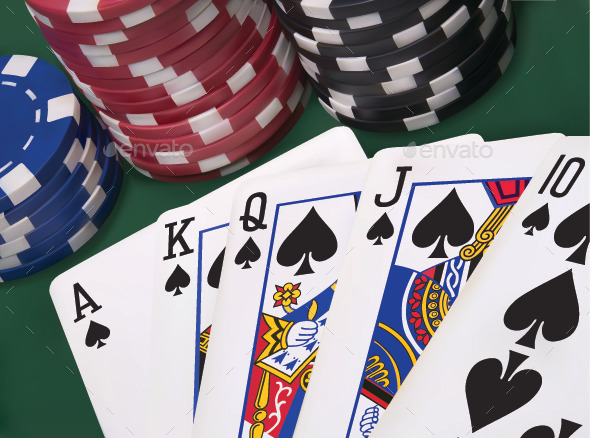 GraphicRiver Royal Flush Poker Cards 9597817 GraphicRiver Royal Flush Poker Cards 9597817