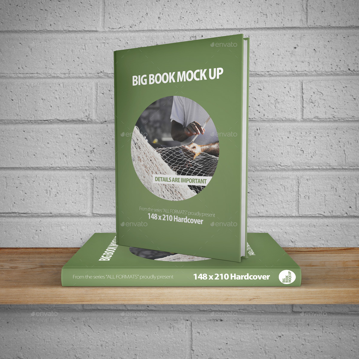 Download Book Mock Up - A5 Hard Cover by pozitivo | GraphicRiver
