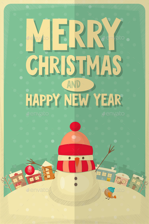 Merry Christmas Greeting Card