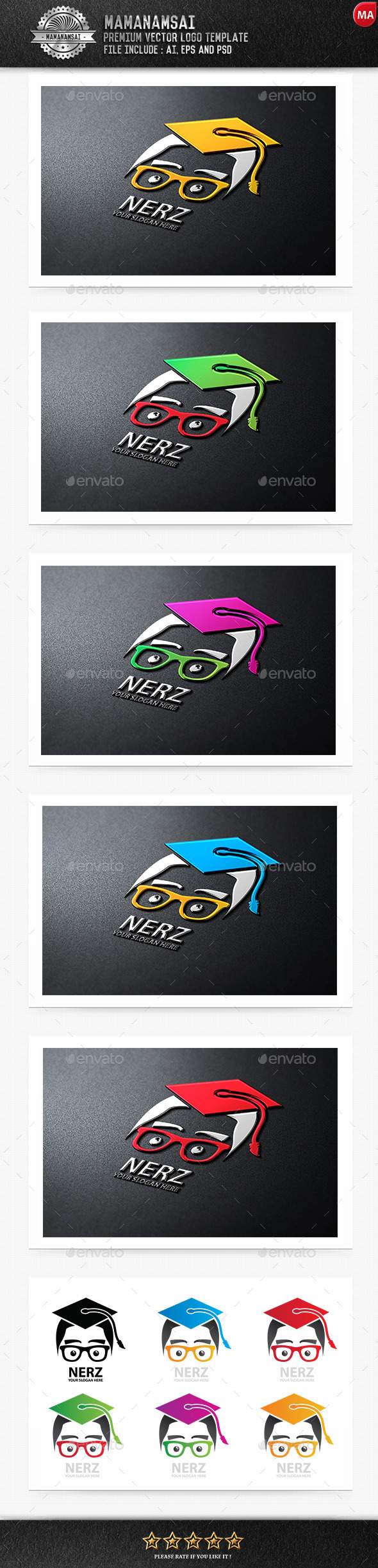 GraphicRiver Nerz Logo 9599082 GraphicRiver Nerz Logo 9599082