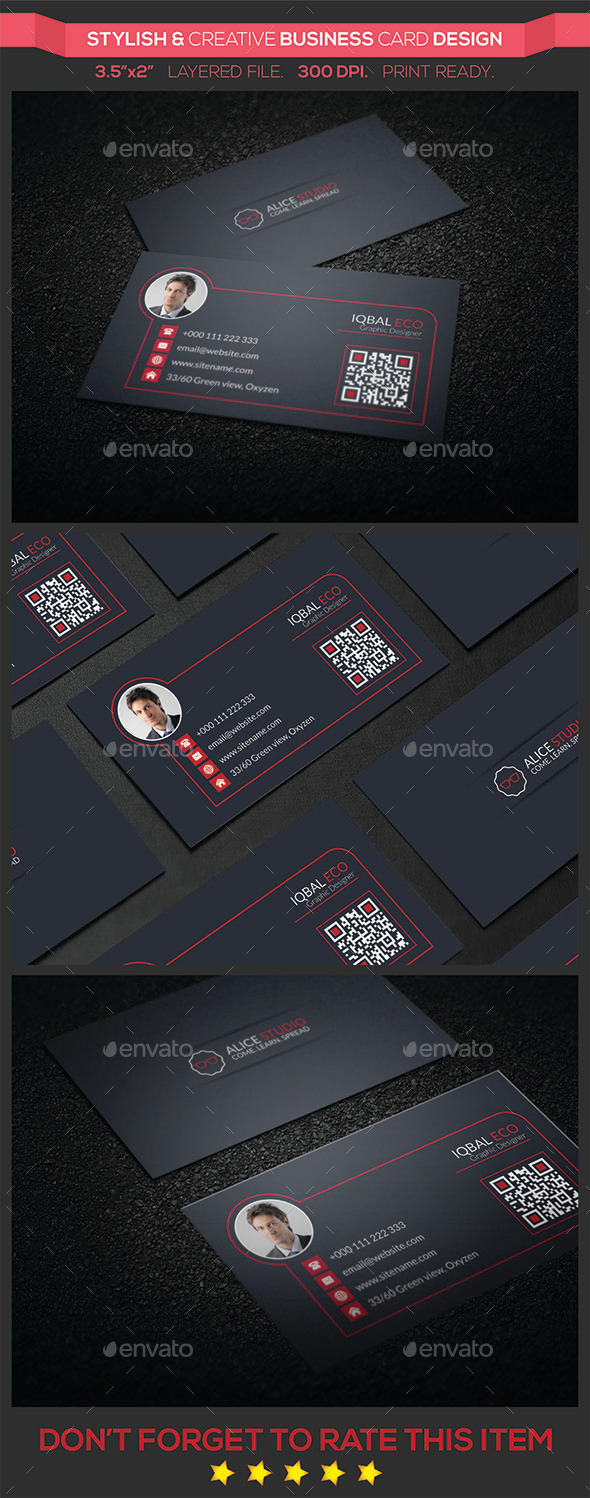 GraphicRiver Stylish & Creative Business Card Design 9600394 GraphicRiver Stylish & Creative Business Card Design 9600394