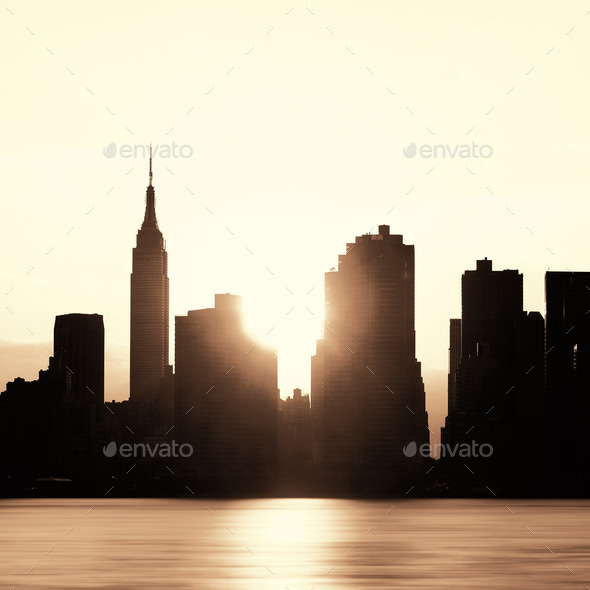 New York City silhouette (Misc) Photo Download