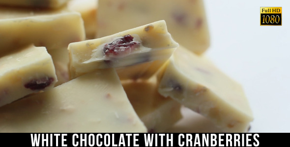 White Chocolate With Cranberries White Chocolate With Cranberries