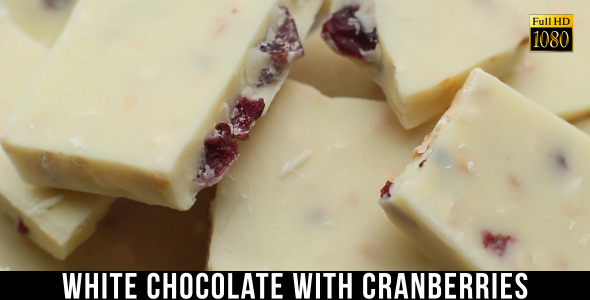 White Chocolate With Cranberries 2 White Chocolate With Cranberries 2